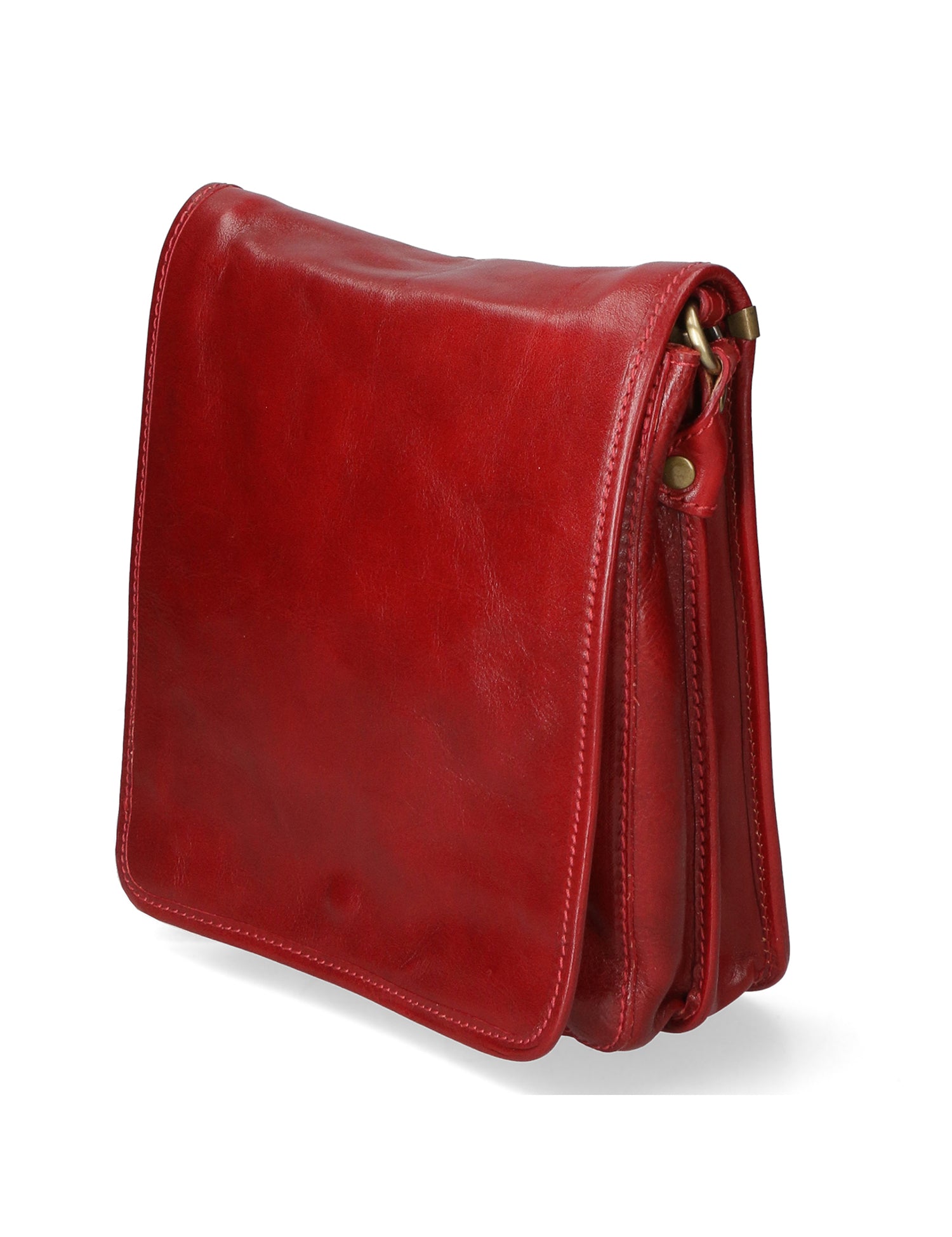 Fiamma Borsa a tracolla da donna Vera pelle 9109-ROSSO RED Gave Lux