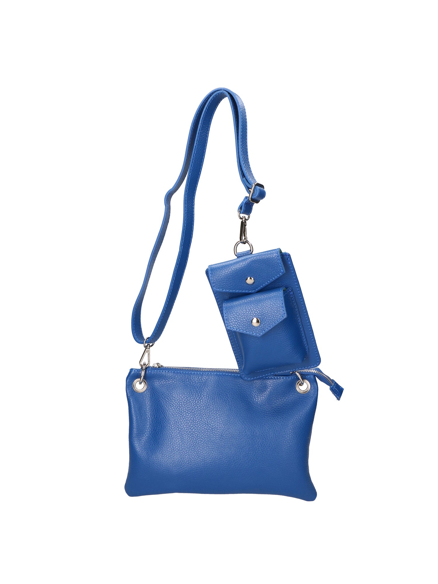 Ifigenia Borsa a tracolla da donna Vera pelle 05932-D22 BLUETTE ROYAL BLU Gave Lux