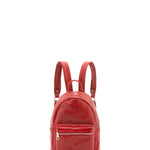 Zaino unisex in vera pelle 100% cotone 4460-ROSSO Alessia Firenze