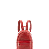 Zaino unisex in vera pelle 100% cotone 4460-ROSSO Alessia Firenze