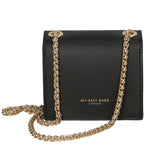 Borsa a tracolla da donna Vera pelle MYB-8040-FW-P218 NERO My Best Bag