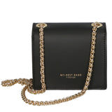 Borsa a tracolla da donna Vera pelle MYB-8040-FW-P218 NERO My Best Bag