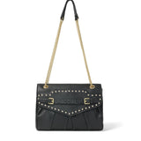 Elora Elite Borsa a spalla da donna 100% poliuretano B17131-NERO Braccialini