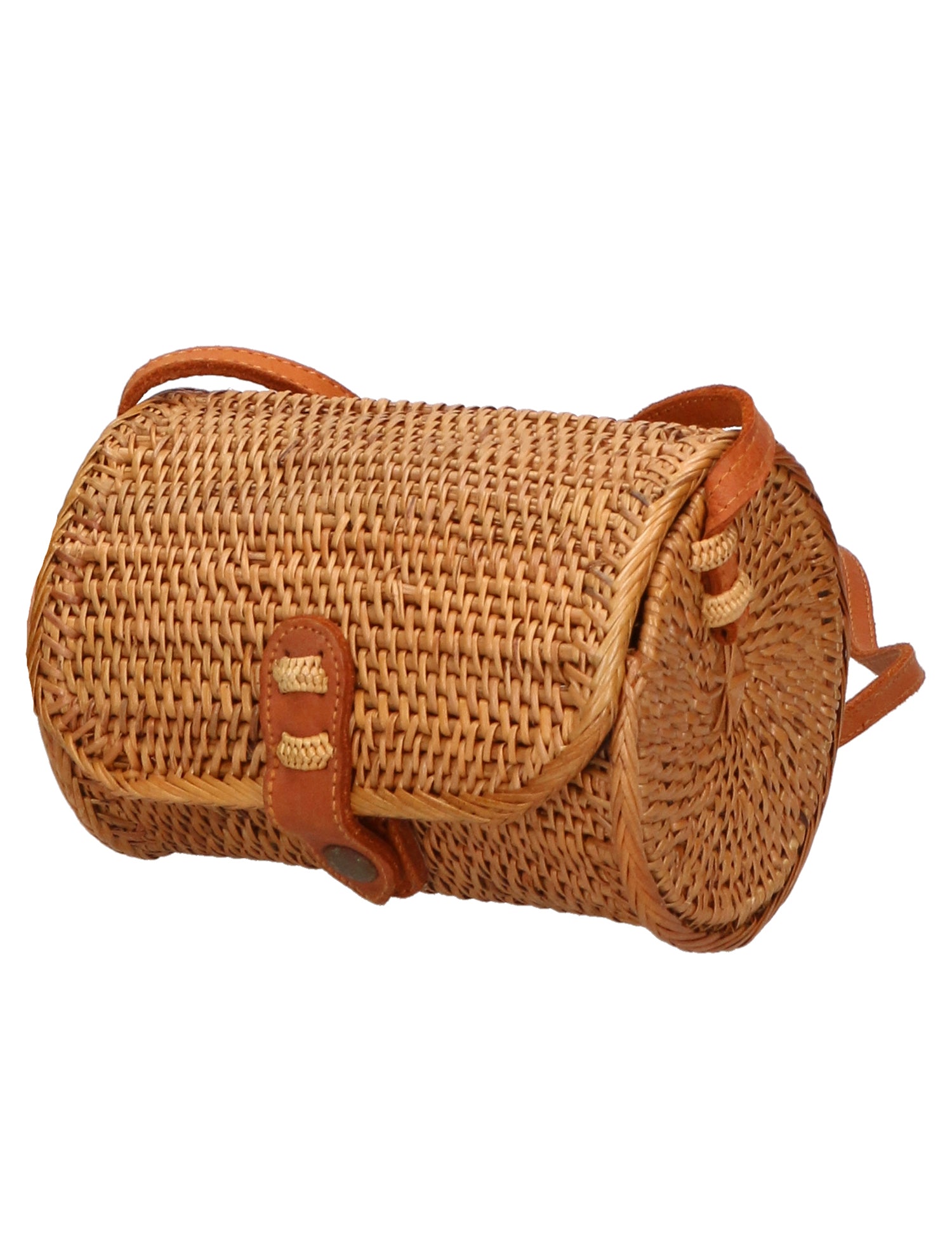 Laurenzia Borsa a tracolla da donna Rattan 88011-MIX Gave Lux