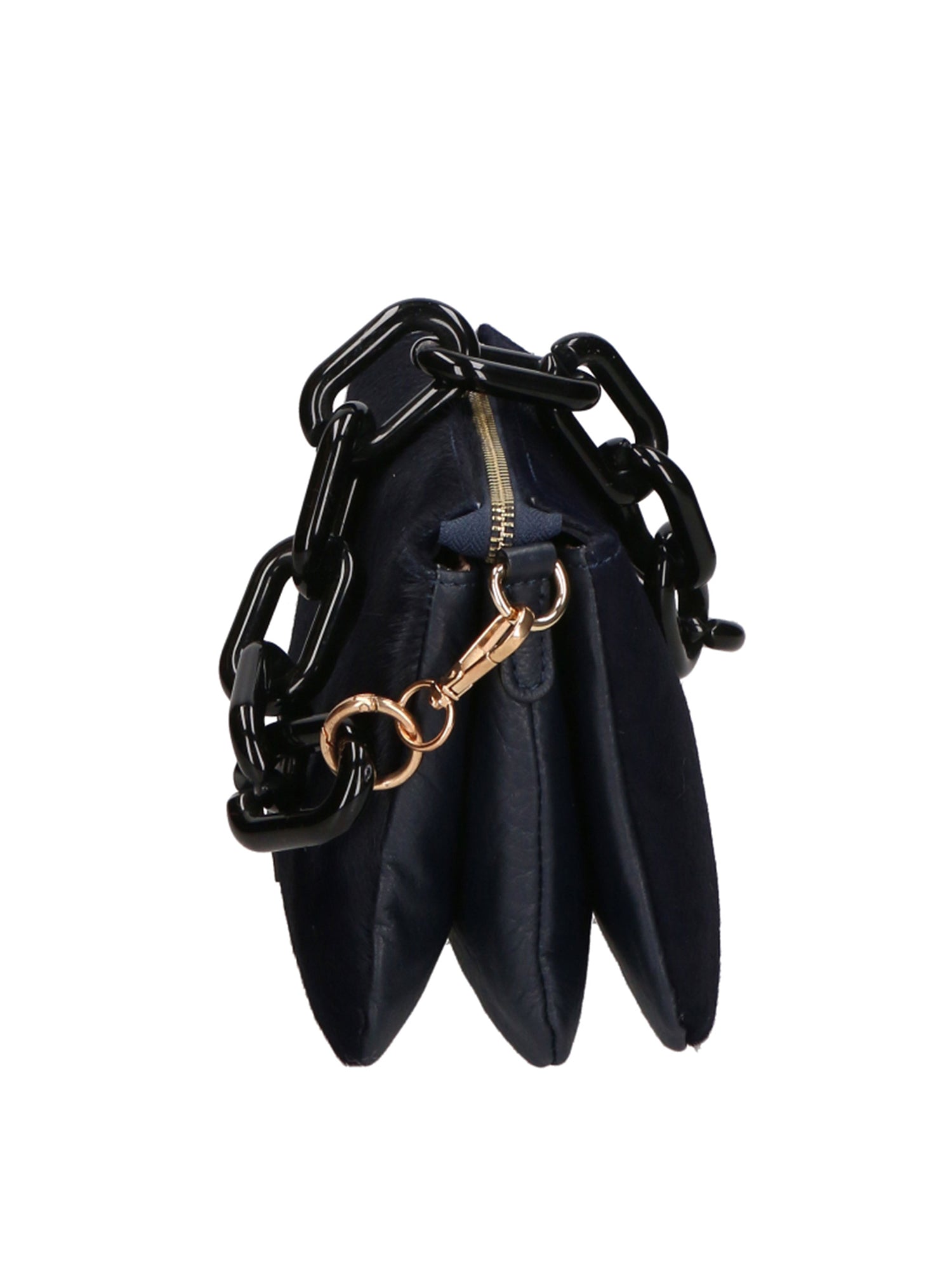 Borsa a spalla da donna Vera pelle di cavallino MYB-8021-FW-NOTTE My Best Bag