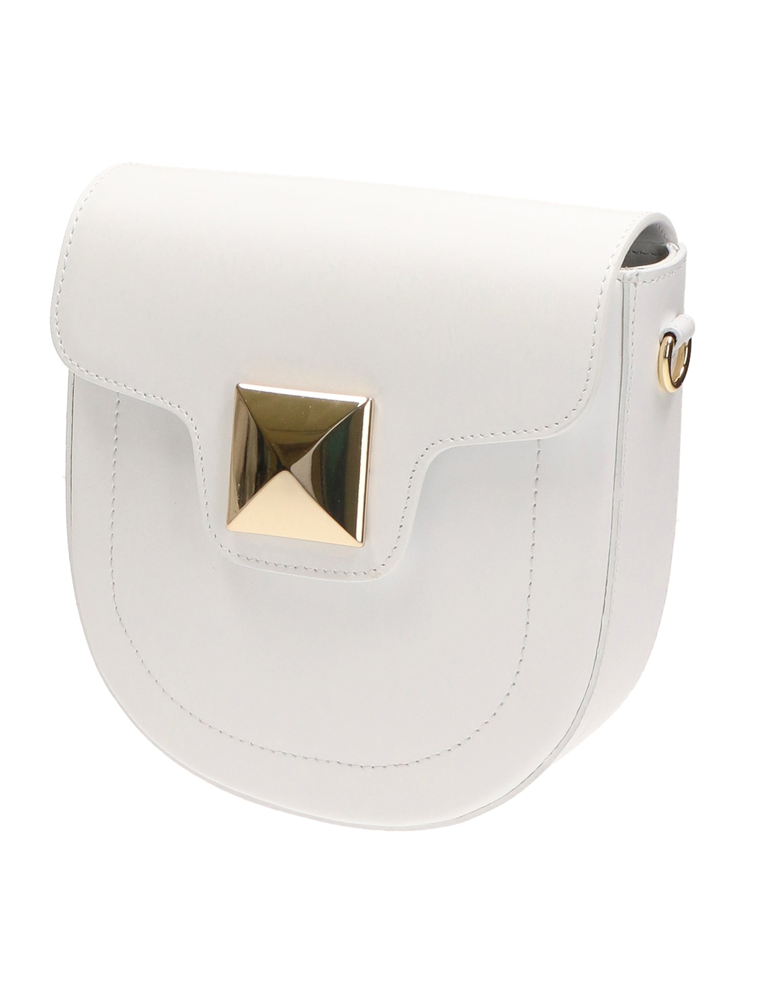 Calista Borsa a tracolla da donna Vera pelle 06014-L101 BIANCO Gave Lux