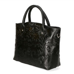 Enza Borsa a mano da donna Vera pelle 8007023FBG-019 NERO Gave Lux