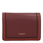 Borsa a tracolla da donna Made in Italy Vera pelle MYB-6006-FW-L330 VINO My Best Bag