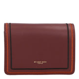 Borsa a tracolla da donna Made in Italy Vera pelle MYB-6006-FW-L330 VINO My Best Bag