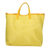 Borsa a mano da donna Paglia e pelle MYB-7027-SS-GIALLO My Best Bag