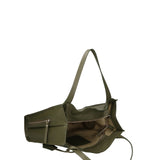Silvana Pro Borsa a spalla da donna Vera pelle 7001-74 VERDE MILITARE Chiara Ferretti