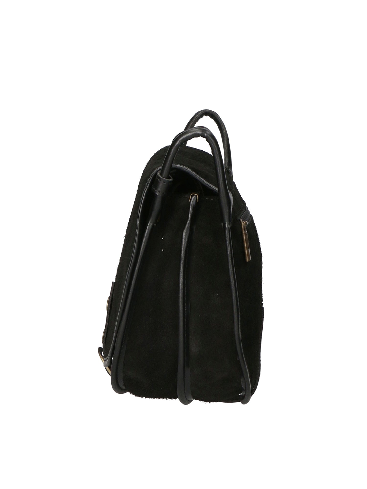 Brigitta Borsa a tracolla da donna Vera pelle 10026-NERO Gave Lux