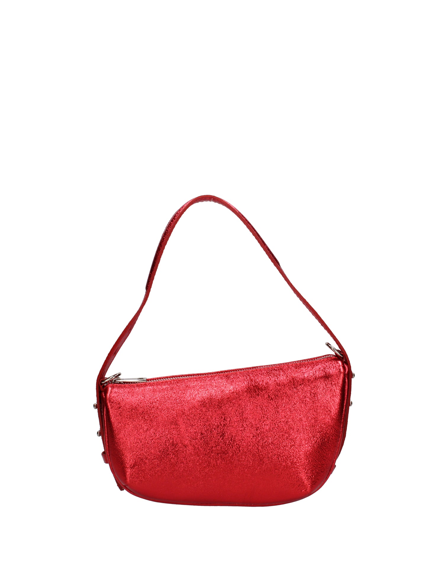 Borsa a spalla da donna Vera pelle e metallo 07228-L032 ROSSO Roberta Rossi