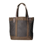 Maura Borsa a mano unisex Canvas e pelle ZG3012-NERO BLACK Gave Lux