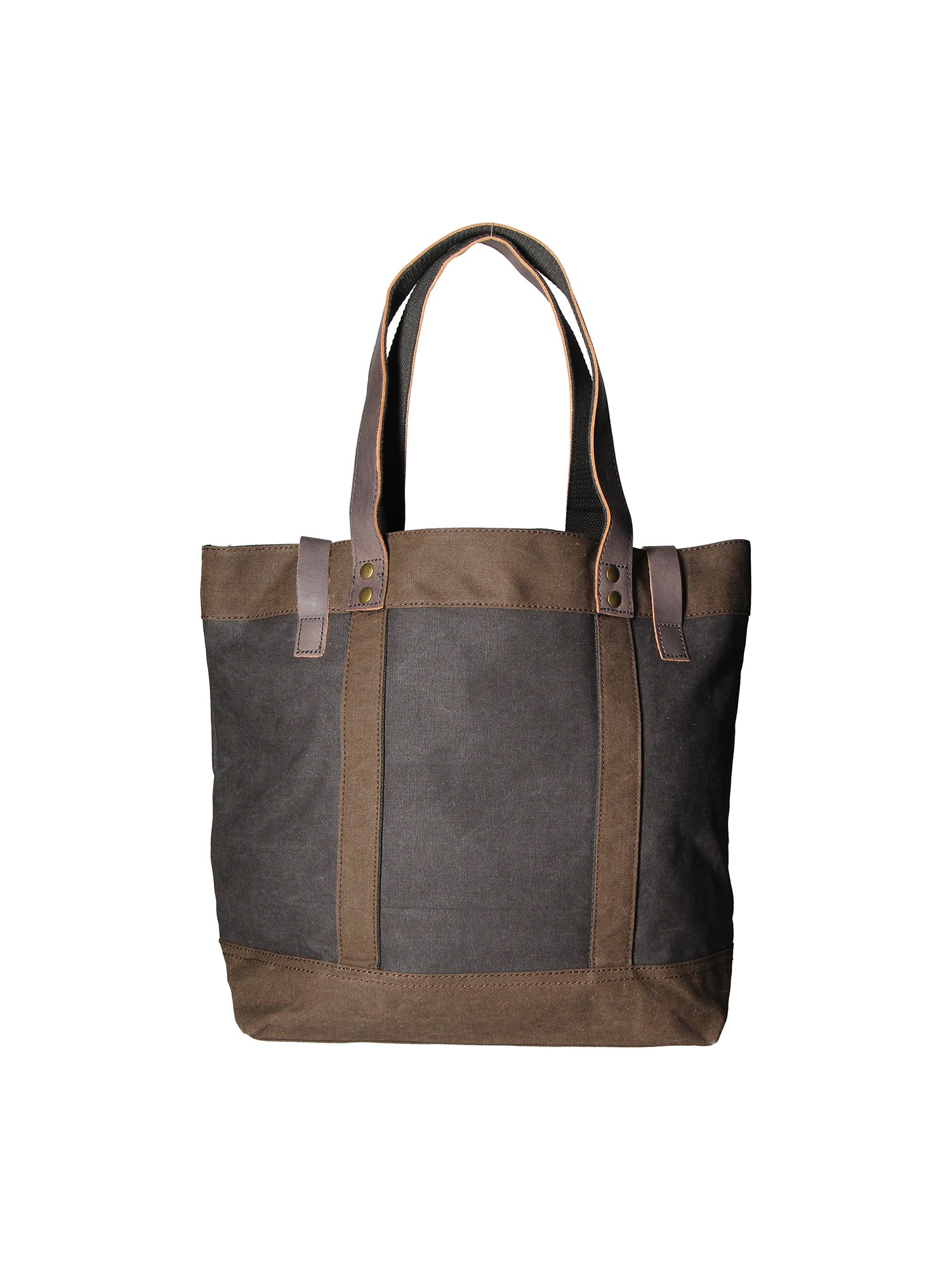Maura Borsa a mano unisex Canvas e pelle ZG3012-NERO BLACK Gave Lux