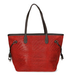 Emiliana Borsa a spalla da donna Vera pelle 80061-ROSSO Gave Lux