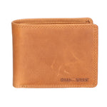 Portafoglio uomo in vera pelle RFID HILB-6404-CUOIO Hill Burry