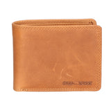 Portafoglio uomo in vera pelle RFID HILB-6404-CUOIO Hill Burry