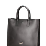Borsa a mano da donna 100% vera pelle JR-W-1131RU-BLACK-SILVER John Richmond