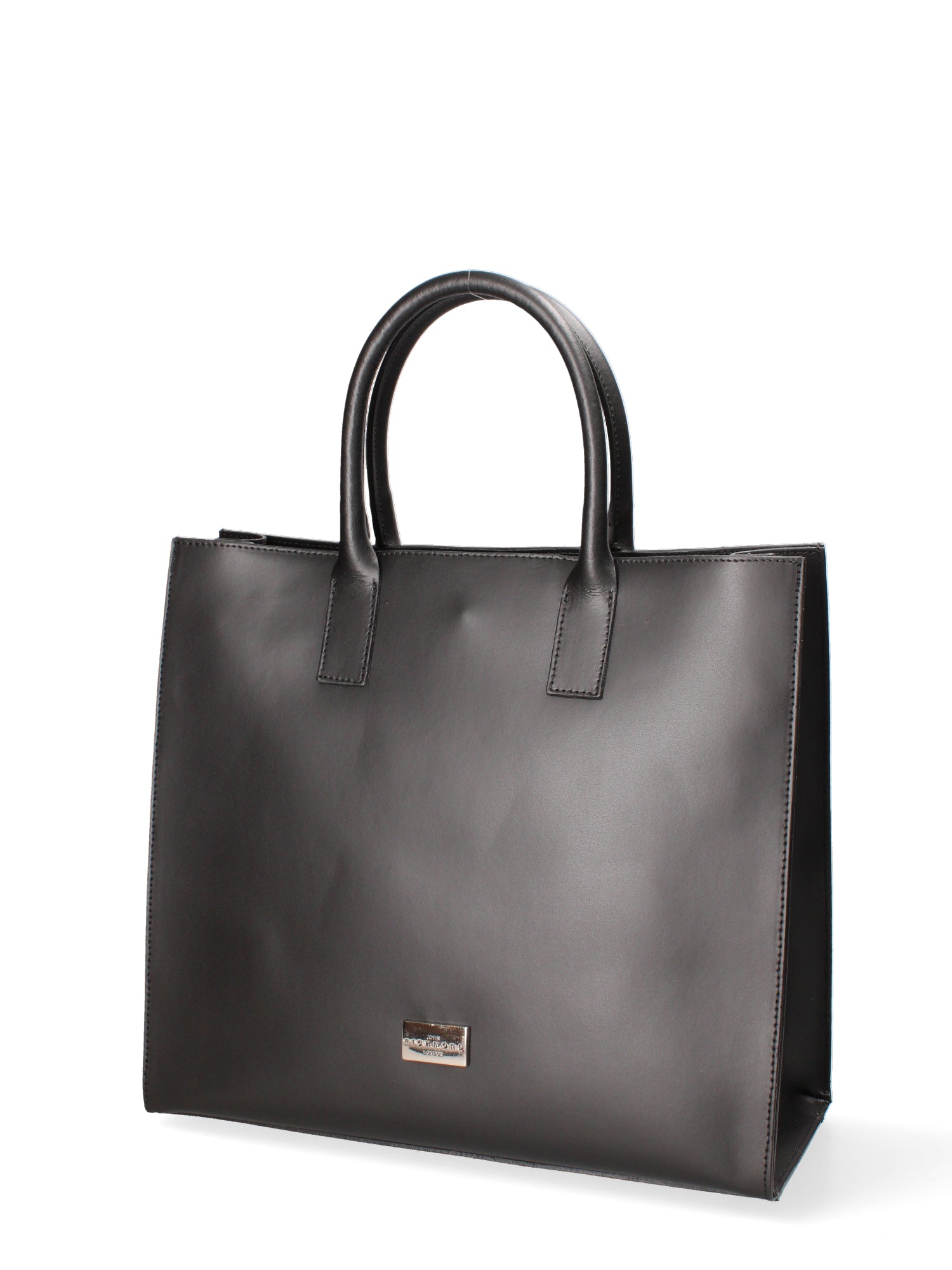 Borsa a mano da donna 100% vera pelle JR-W-1131RU-BLACK-SILVER John Richmond