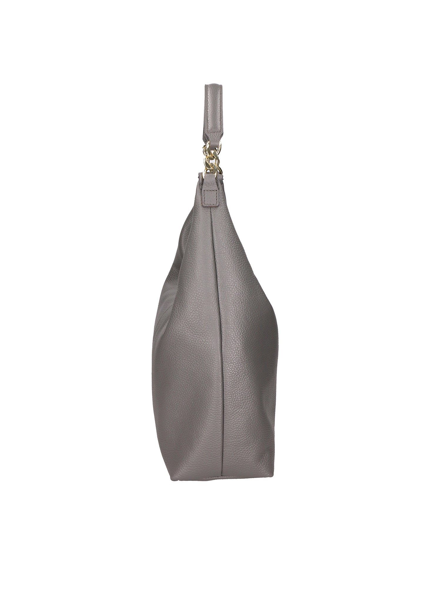 Ursula Borsa a spalla da donna Vera pelle 06673-D27 GRIGIO SCURO Gave Lux