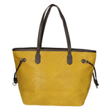 Emiliana Borsa a spalla da donna Vera pelle 80061-GIALLO Gave Lux