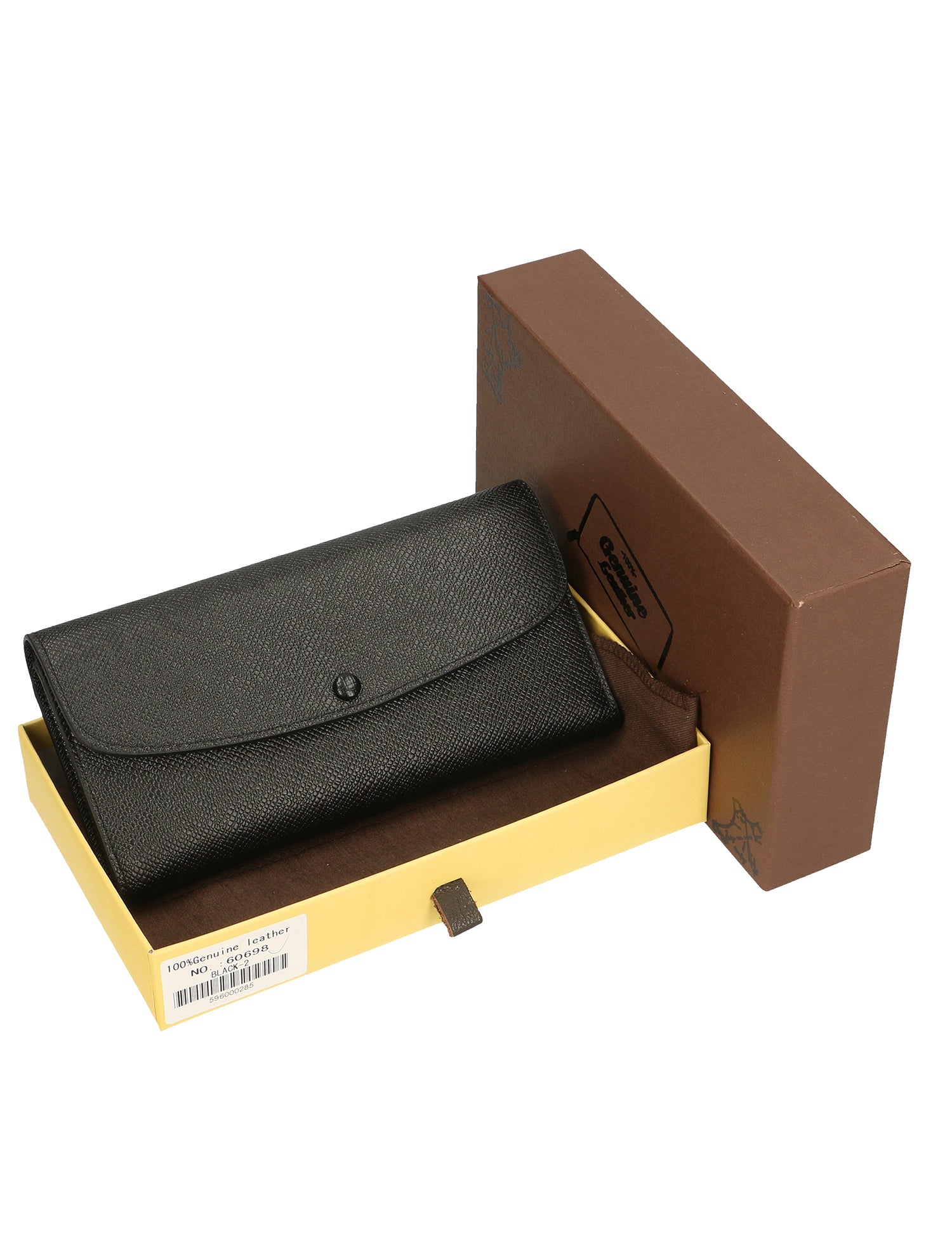 Marcella 60698 2-NERO BLACK Portafoglio donna in vera pelle Gave Lux