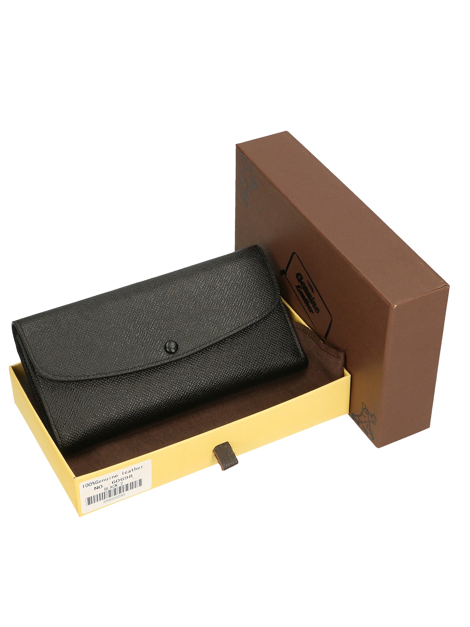 Marcella 60698 2-NERO BLACK Portafoglio donna in vera pelle Gave Lux