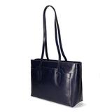 Flaviana Borsa a tracolla unisex Vera pelle 9117-NERO BLACK Gave Lux