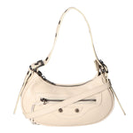 Galatea Borsa a spalla da donna Vera pelle 05708-D37 LATTE MILK Gave Lux
