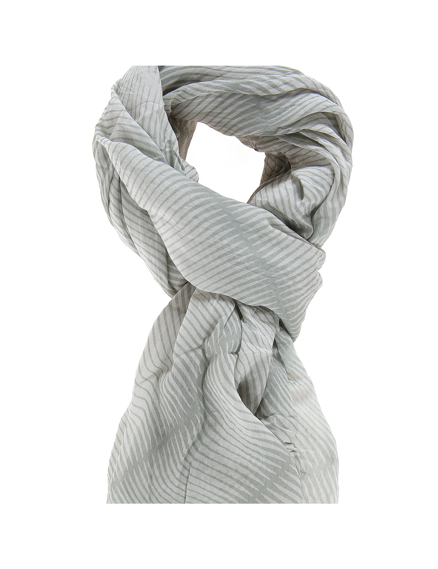 Silvia L2003-GRIGIO CHIARO Foulard unisex Cotone e Seta Gave Lux
