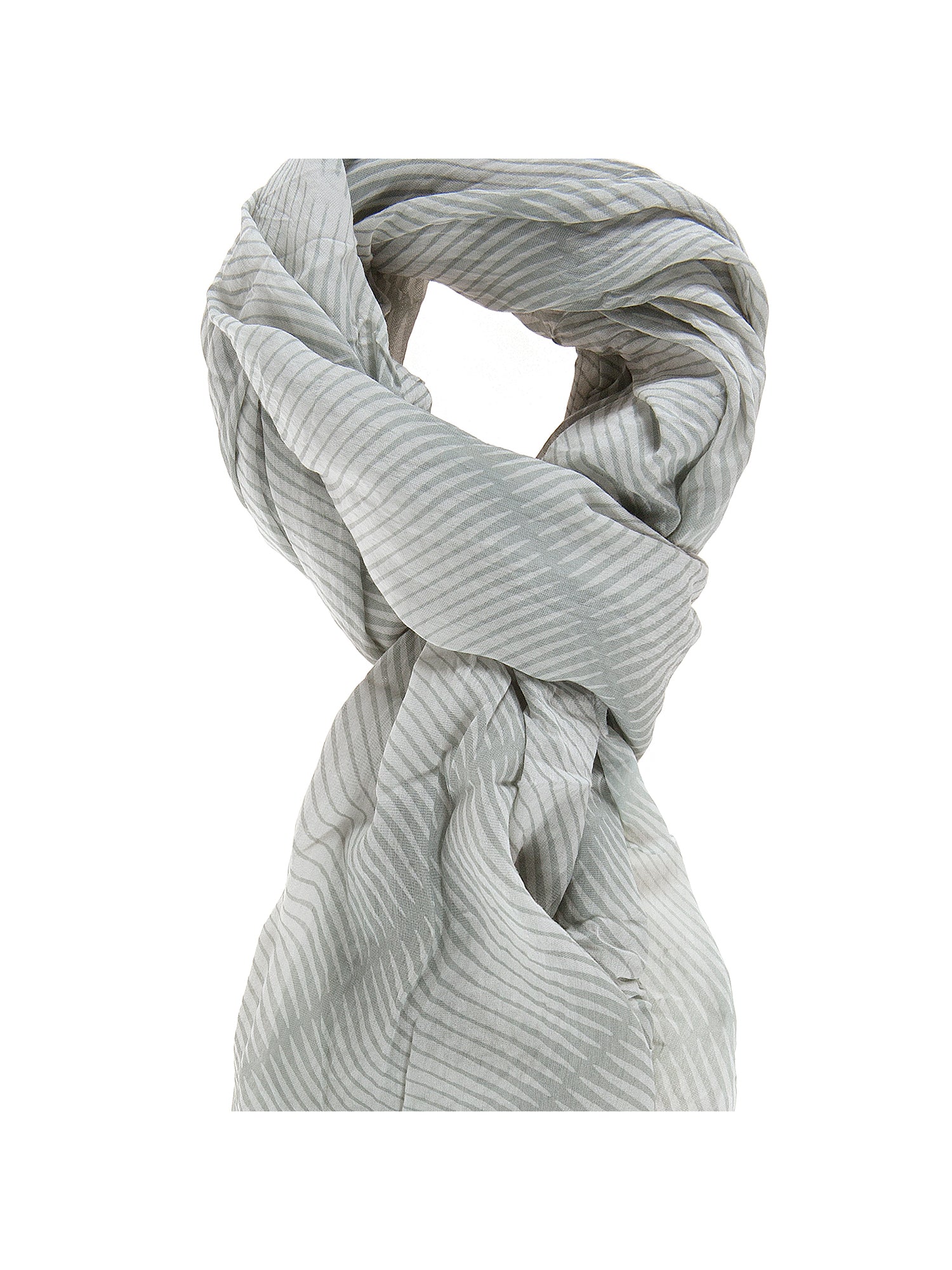 Silvia L2003-GRIGIO CHIARO Foulard unisex Cotone e Seta Gave Lux