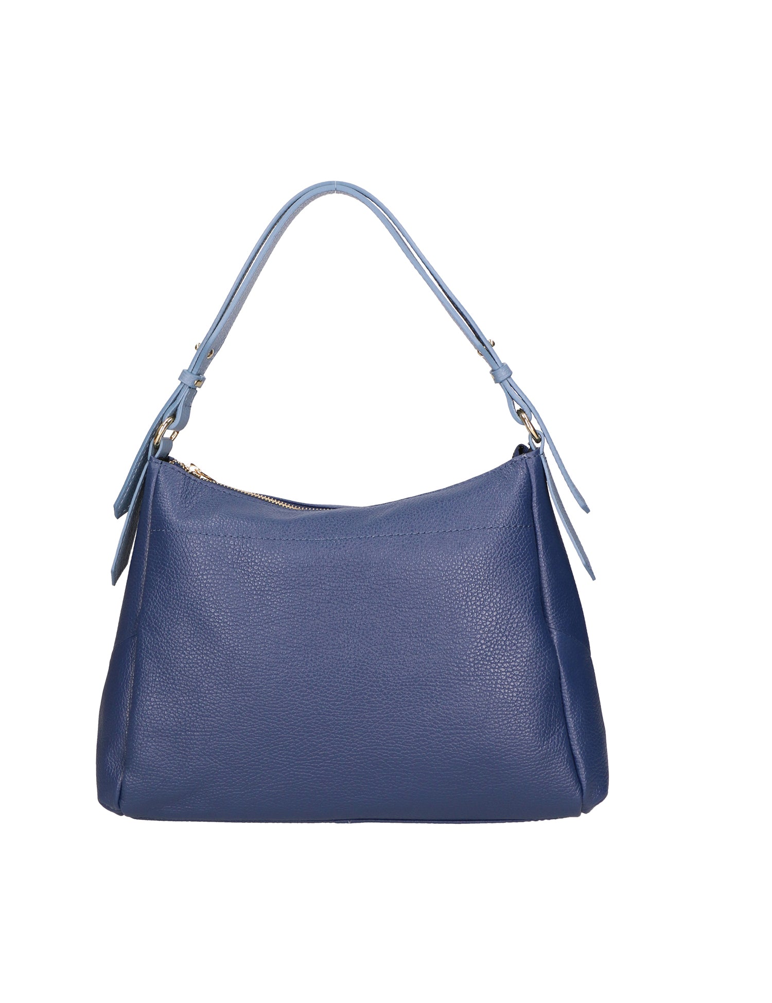 Vladimira Borsa a spalla da donna Vera pelle 06675-D24 BLU + D41 C.ZUCC. Gave Lux