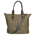 Sabrina Borsa a mano da donna 100% poliestere 8152-MILITARE Gave Lux