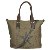 Sabrina Borsa a mano da donna 100% poliestere 8152-MILITARE Gave Lux
