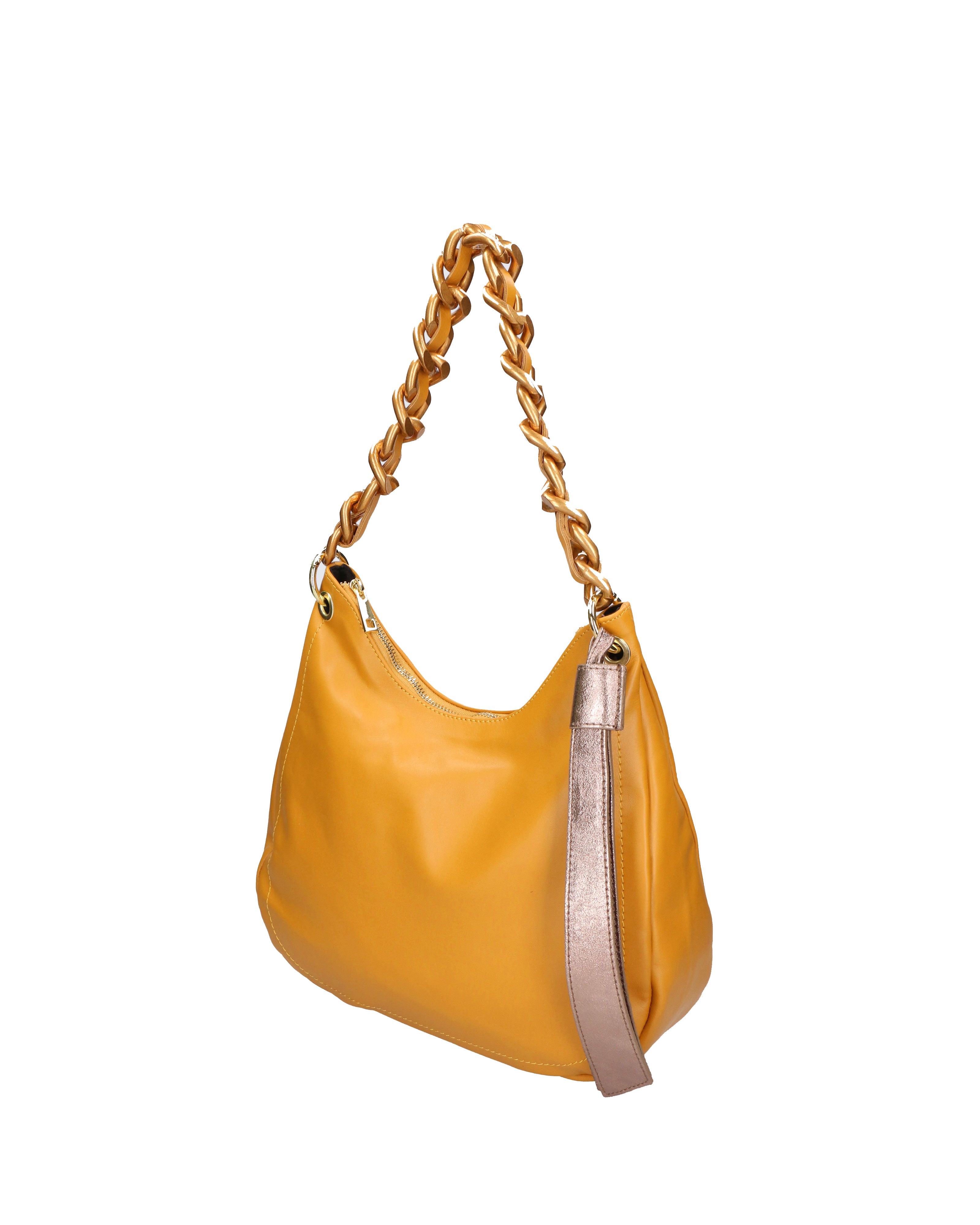 Artemisia Borsa a spalla da donna Vera pelle 05462-S36 SENAPE+L005 BRONZO Gave Lux