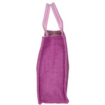 Borsa a mano da donna Misto pelle e tessuto MYB-05117-SS-436+S95 ORCHIDEA My Best Bag