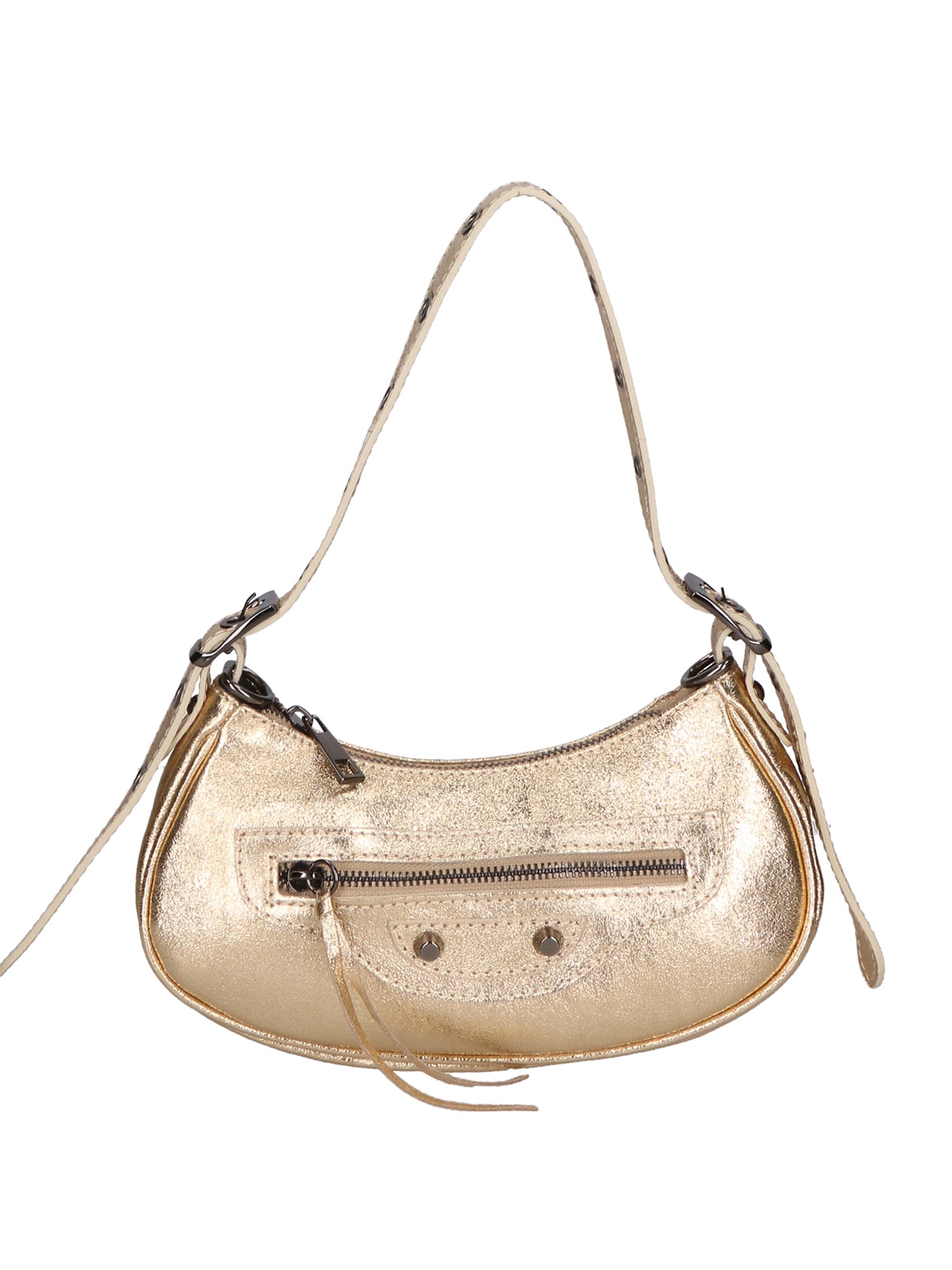 Gloria Borsa a mano da donna Vera pelle 05708L-L003 ORO Gave Lux
