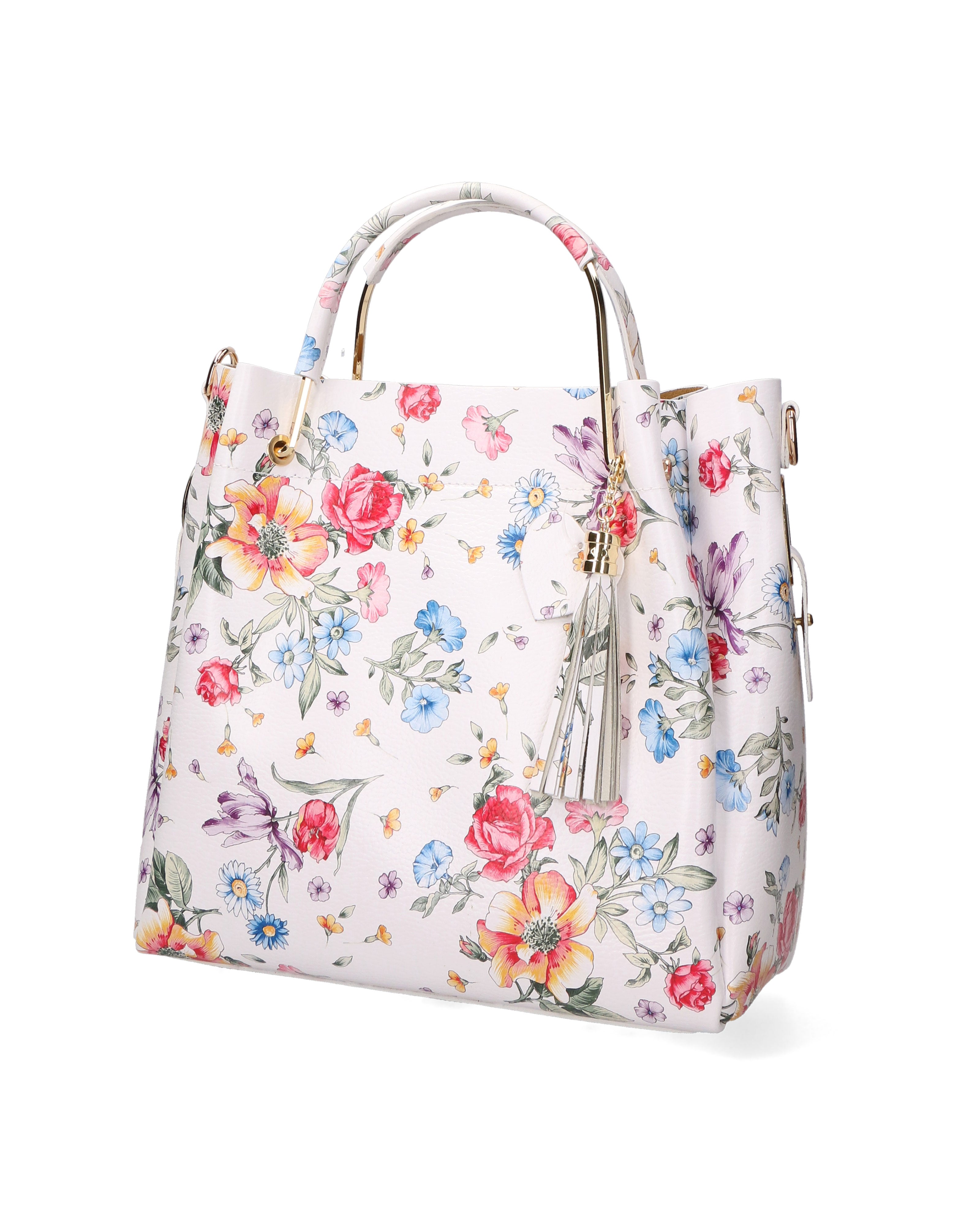 Zeffira Borsa a mano da donna 100% pelle 36003-FIORE-2 Gave Lux