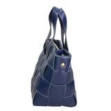 Borsa a mano da donna 100% vera pelle MYB-6025-FW-8864 BLU My Best Bag