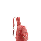 Zaino unisex in vera pelle 100% cotone 4460-ROSSO Alessia Firenze