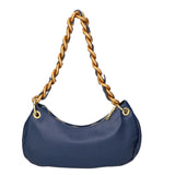 Ferrara Borsa a spalla da donna Vera pelle 05461-S24 BLU JEANS L033 BLU Gave Lux
