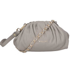 Borsa a tracolla da donna 100% pelle MYB-8014-FW-GRIGIO My Best Bag