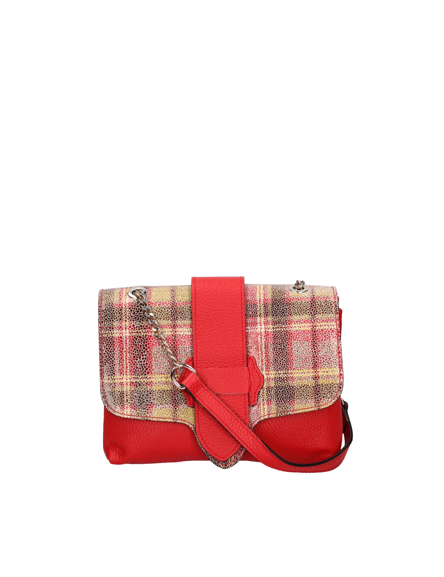 Caelia Borsa a tracolla da donna Vera pelle 194942-ROSSO+ROSSO Gave Lux