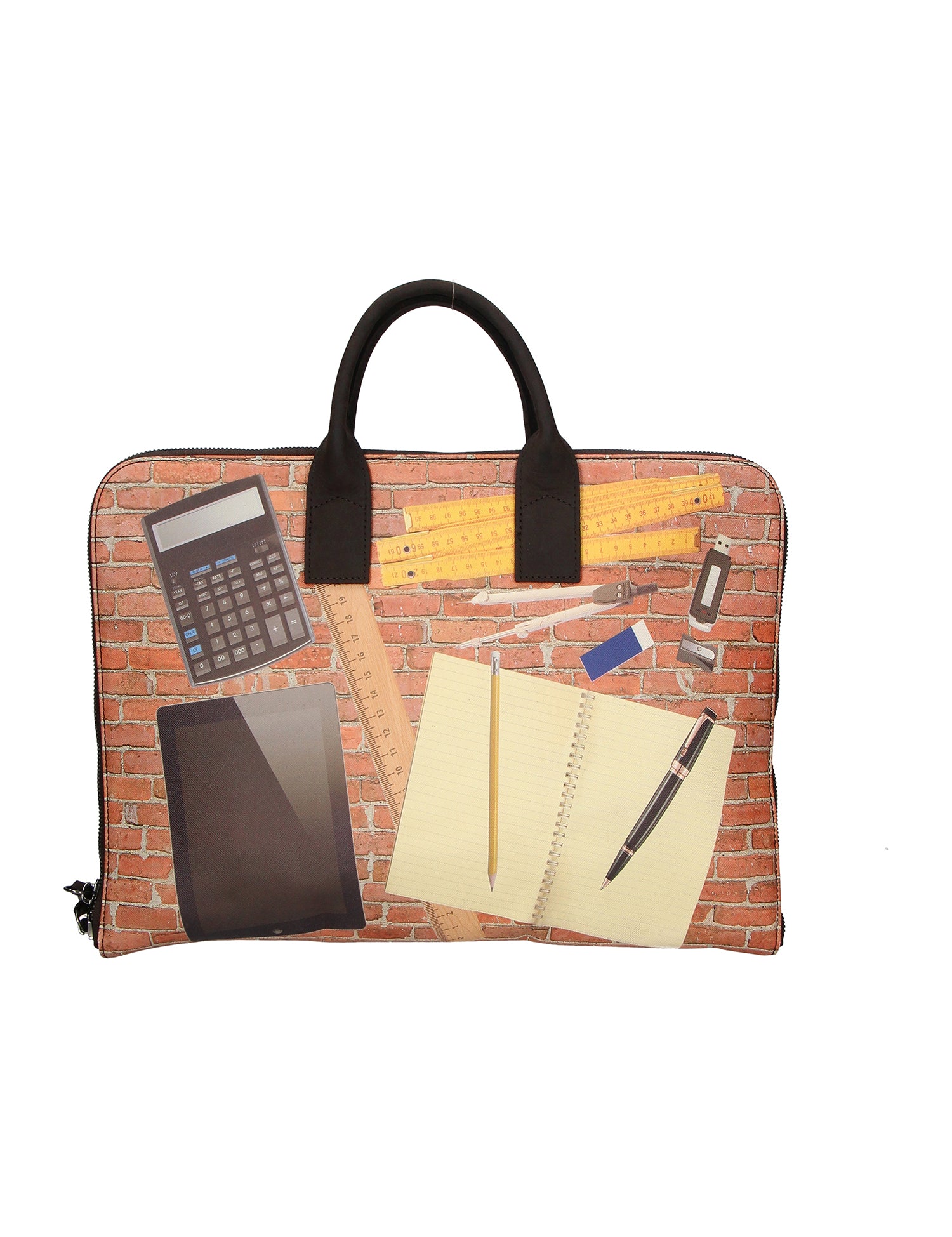 Michela Borsa a mano da donna Vera pelle ZG3007-PENNA Gave Lux