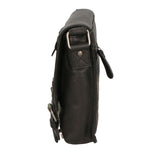 Borsa a tracolla da uomo 100% vera pelle HILB-3183-NERO Hill Burry