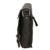 Borsa a tracolla da uomo 100% vera pelle HILB-3183-NERO Hill Burry