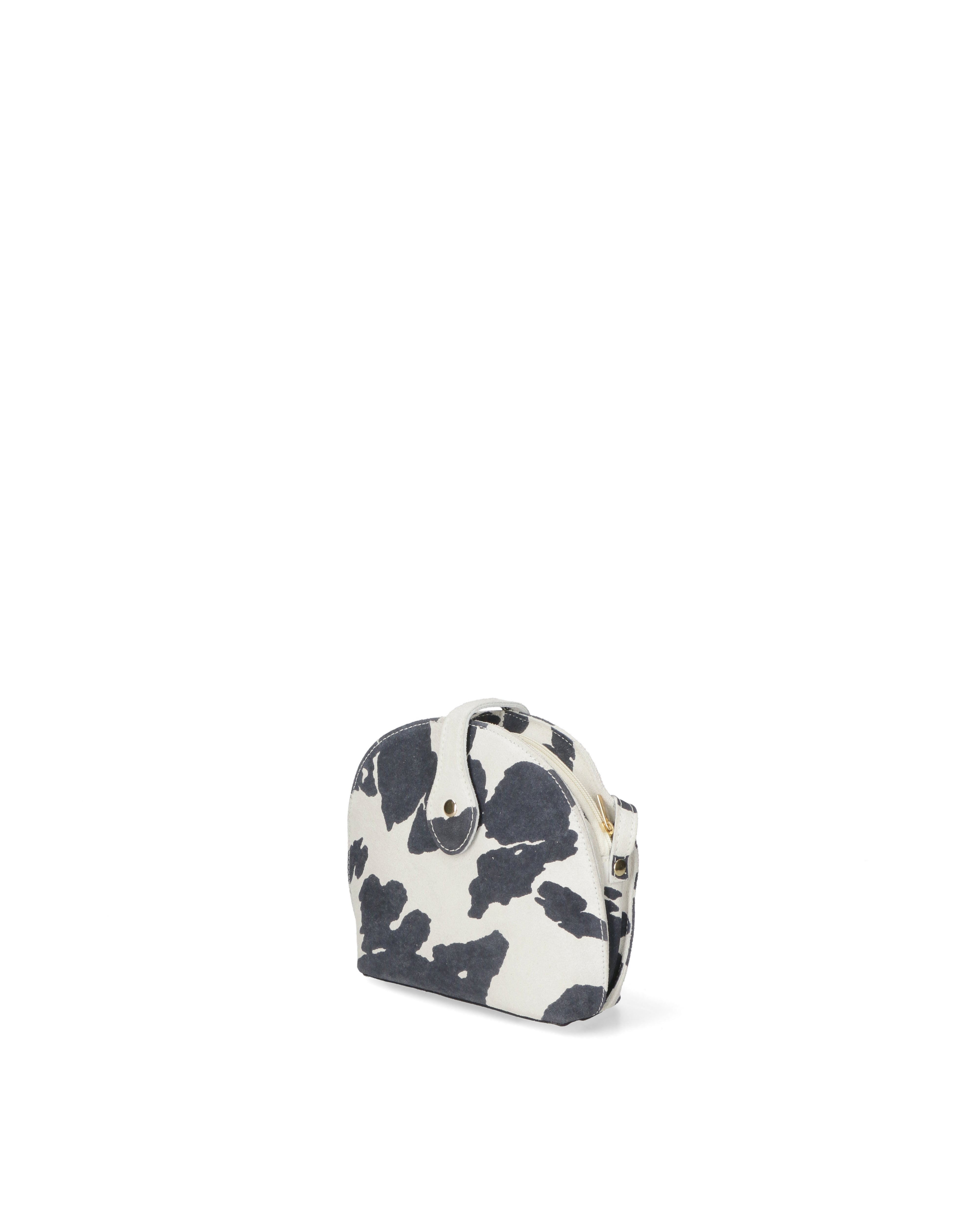 Elodie Borsa a tracolla da donna Vera pelle 530073-MUCCA BIANCO+NERO Gave Lux