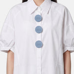 Vestito in Cotone Bianco