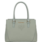 Borsa a Spalla in Pvc Verde